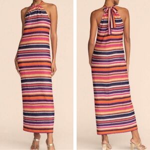 NWT Trina Turk Multicolor Knit Halter Dress size XS